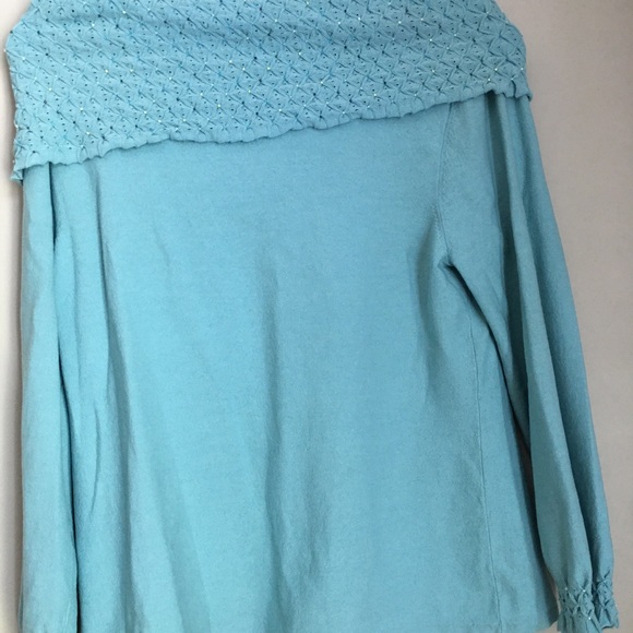 💕💕 SIGRID OLSEN OFF THE SHOULDER SWEATER SZ MED - Picture 6 of 8
